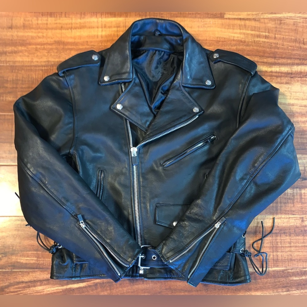 Interstate Leather - Black Retro Jacket - image 3
